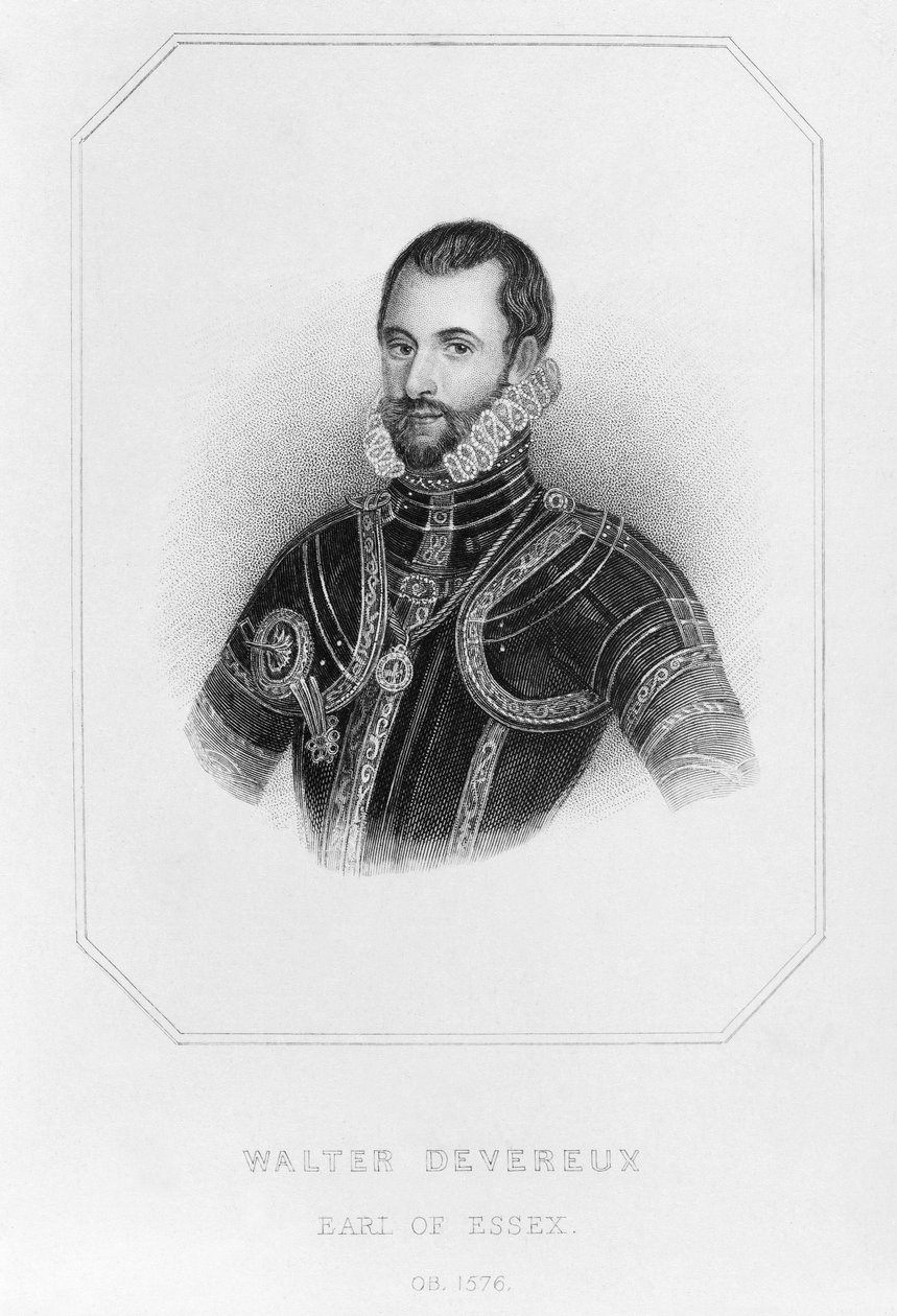 Walter Devereux (1541-76) 1. Essex Kontu, 2. Vikont Hereford by English School