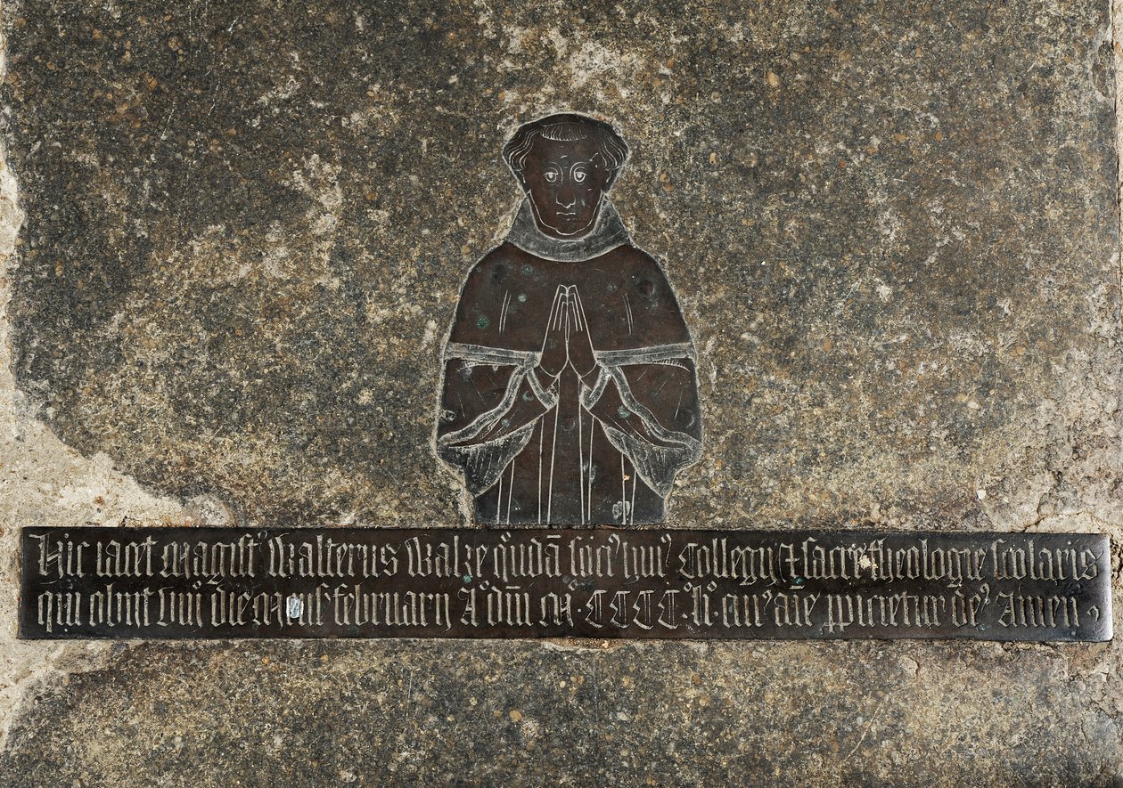 Walter Wake, c.1451-52 (pirinç) by English School