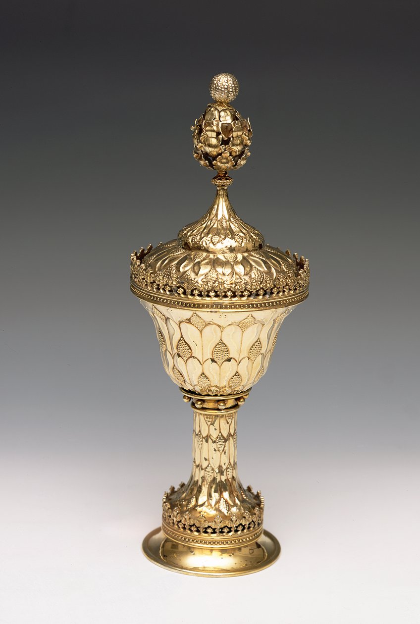 Wardens Grace Cup, c.1480 (gümüş yaldızlı) (ayrıca bkz. 239872) by English School