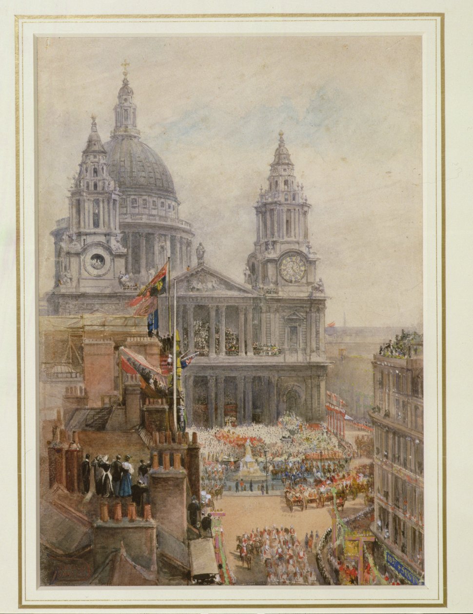 St. Pauls dışında Kraliçe Victoria
