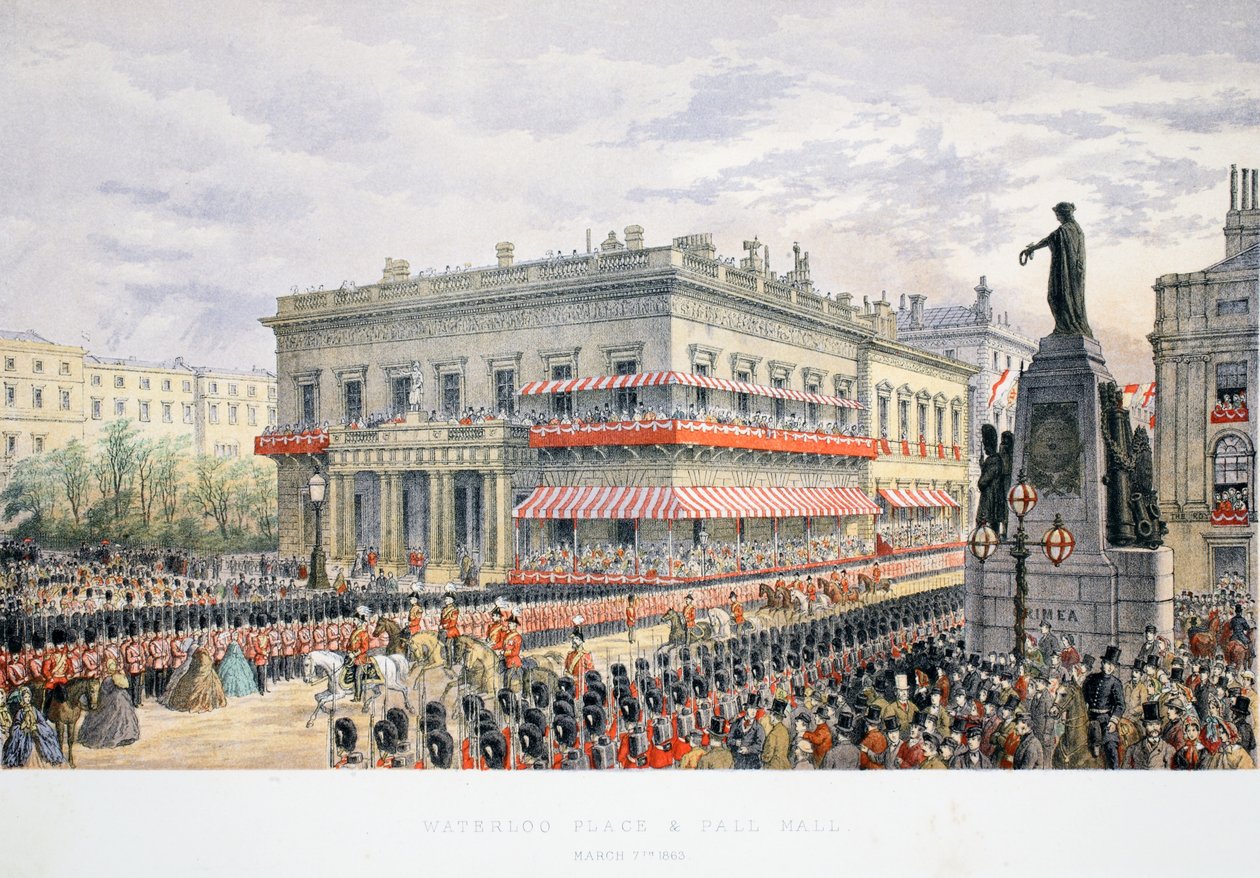 Waterloo Place ve Pall Mall, Edward VII ve Danimarkalı Alexandra
