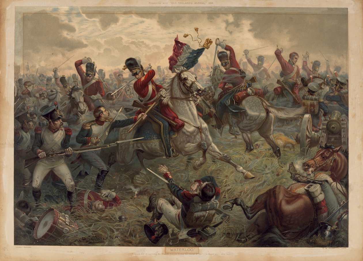 Waterloo, 'Old England's Annual' ile takdim edildi by English School