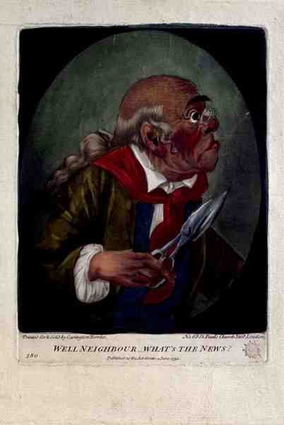 Carington Bowles tarafından basılan "Eh Komşu, Haberler Neler?", by English School
