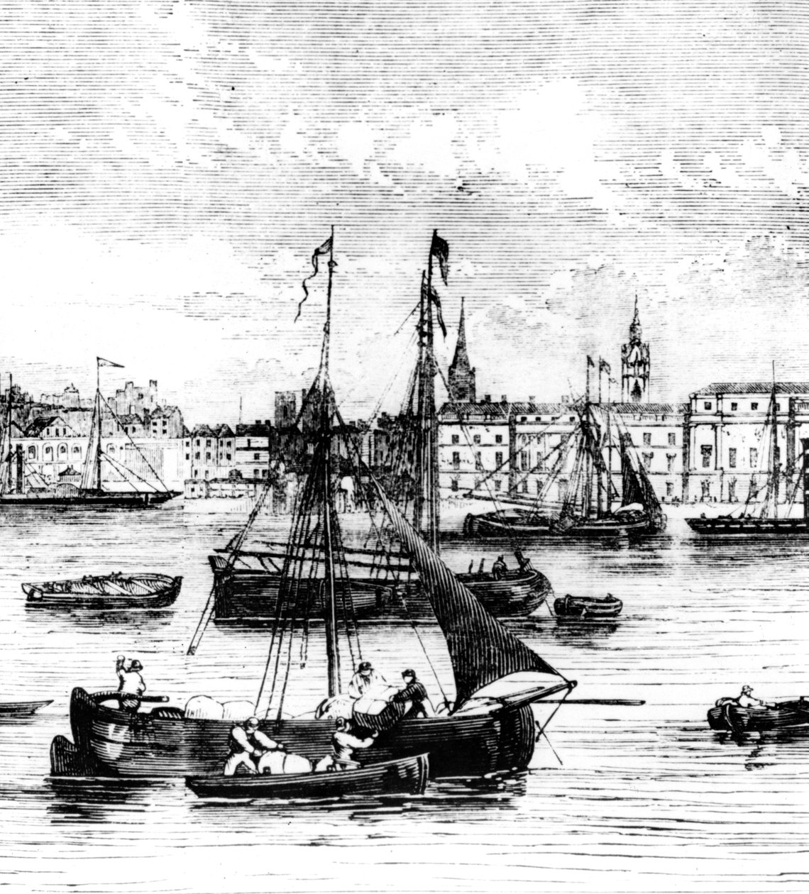 Thames Nehri üzerindeki Rıhtımlar, Nicholson