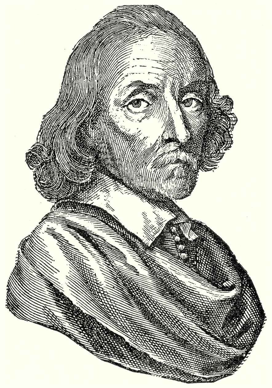William Harvey (gravür) by English School