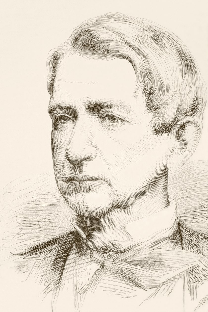 William Henry Seward, Kıdemli (litho) by English School