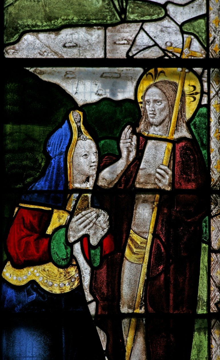 Diriliş sahnesini gösteren s3 penceresi: Noli Me Tangere by English School