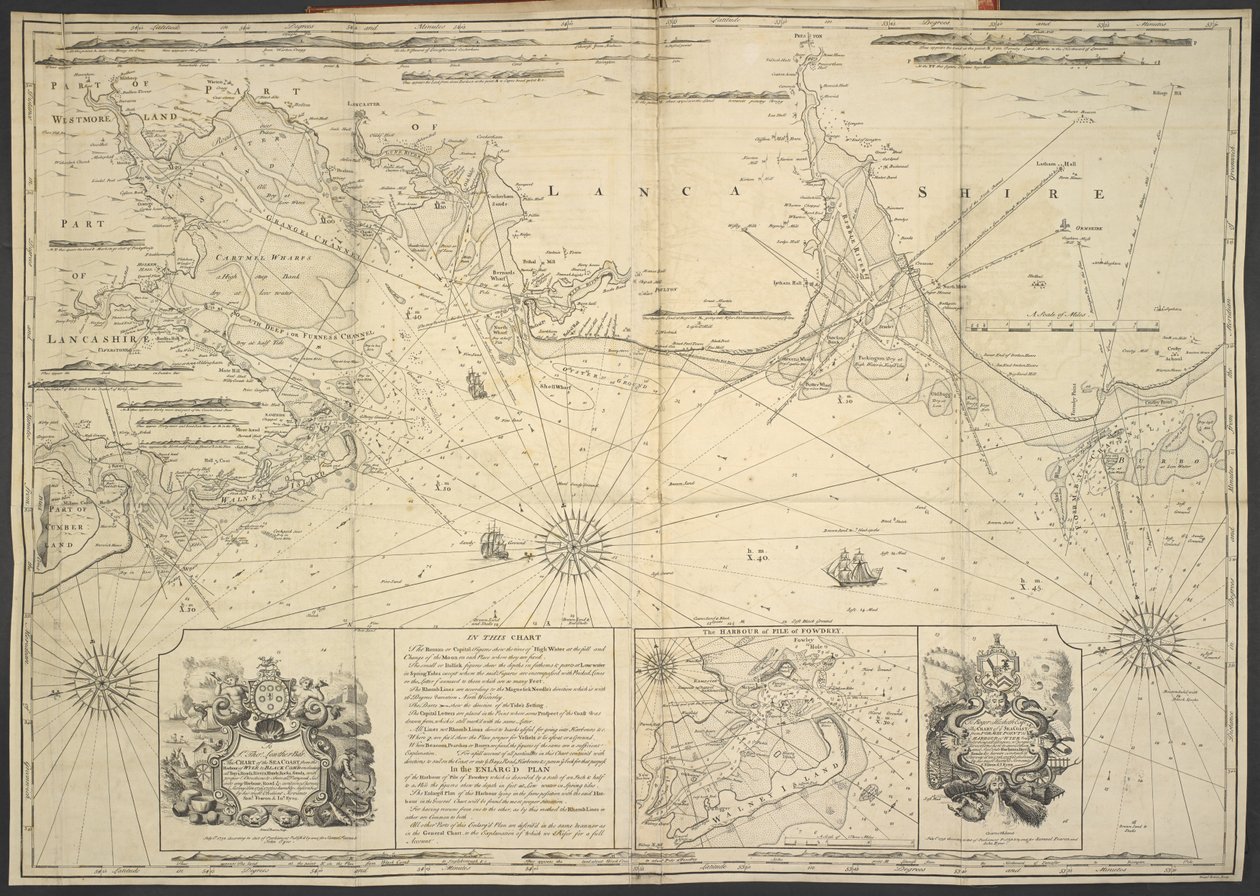 Wyre'dan Black Combe'a, 'İngiltere ve Galler'in Cumberland'daki Black-Comb'tan Anglesea'deki Linus noktasına kadar deniz kıyısının bir açıklaması, Samuel Fearon ve John Eyes by English School