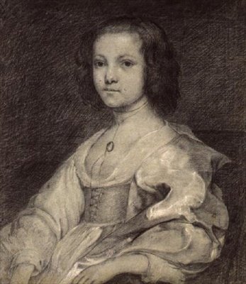 Kostümlü Genç Kadın, c.1630 by English School