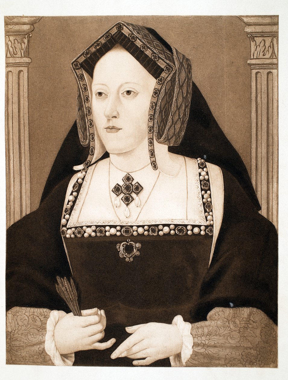 Aragonlu Catherine, pub. 1902 by English School English School