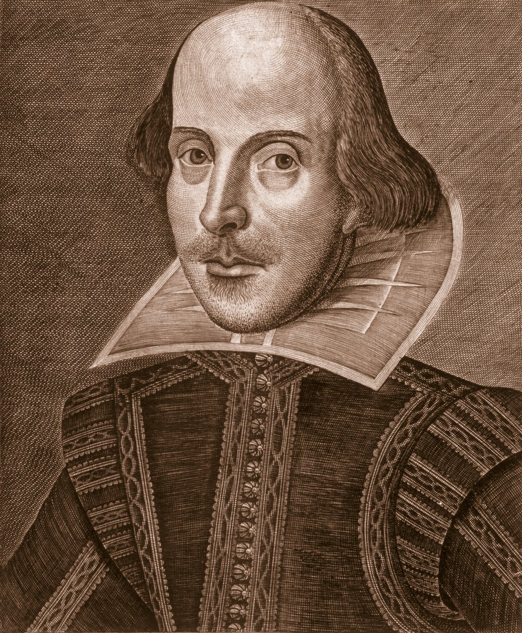 Martin Droeshout tarafından oyulmuş William Shakespeare'in portresi (c.1560-c.1642), 1623 by English School English School
