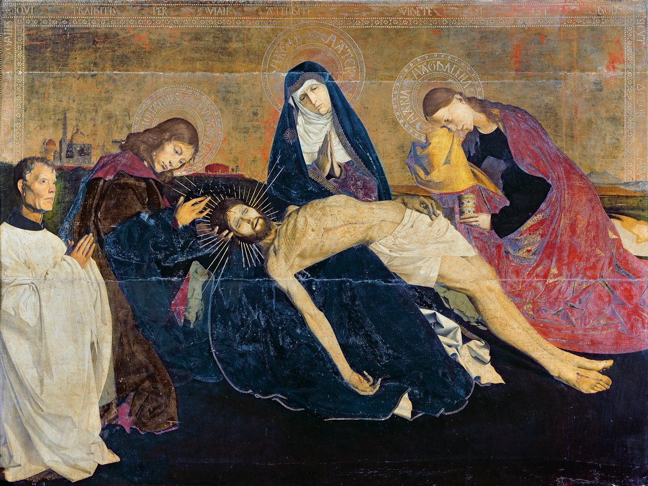 Avignon Pieta, 1450-60 by Enguerrand Quarton