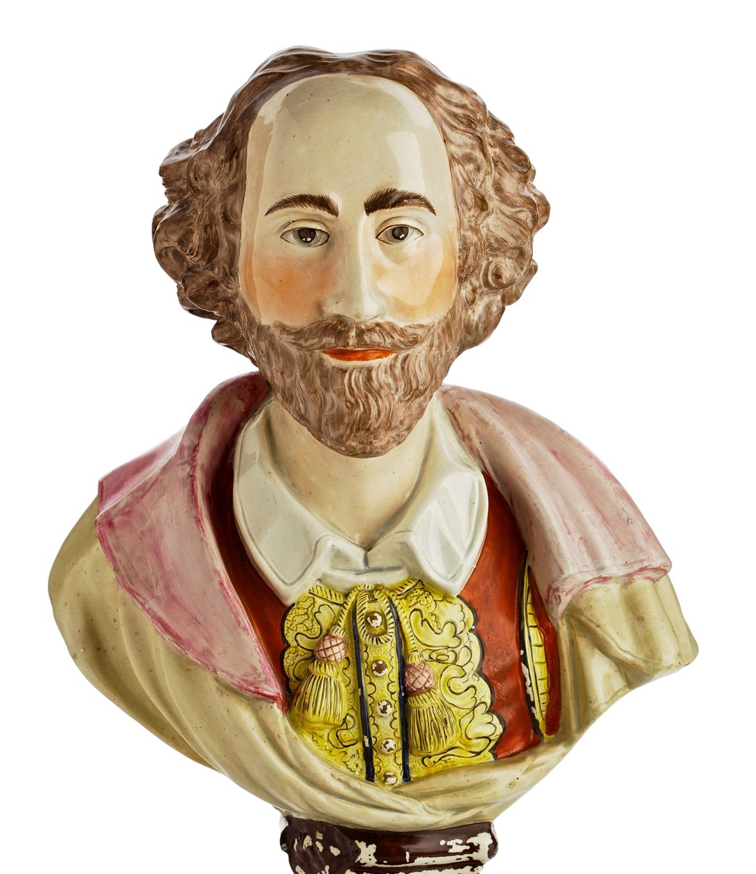 Staffordshire William Shakespeare büstü, c.1800-50 (toprak çömlek) by Enoch Wood