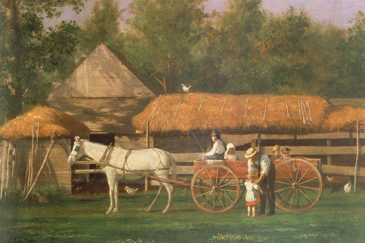 gezintiye çıkmak by Enoch Wood Perry