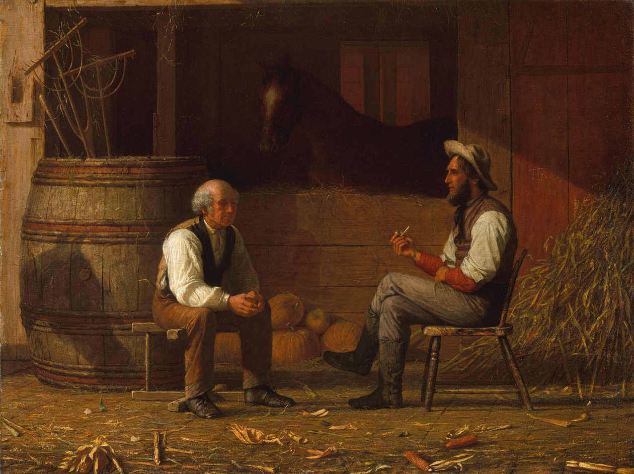 Üzerinde Konuşmak, 1872. by Enoch Wood Perry