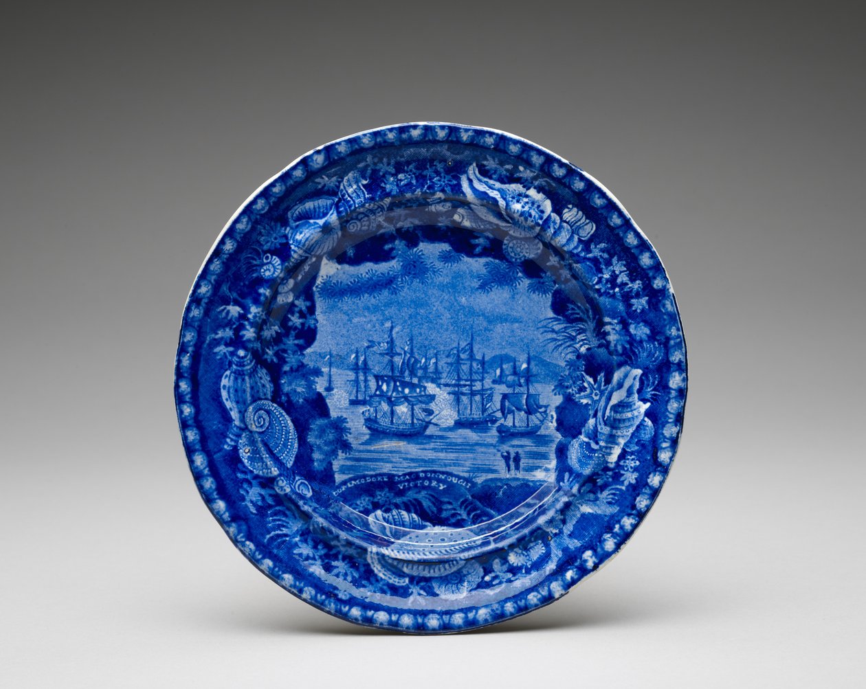 Plaka, ç. 1818-1846 (aktarma baskılı kurşun sırlı çanak çömlek) by Enoch Wood and Sons