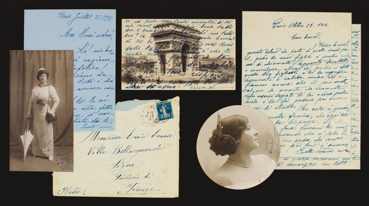 Kişisel yazışma arşivleri, 1897-1908, 1912-21 by Enrico Caruso