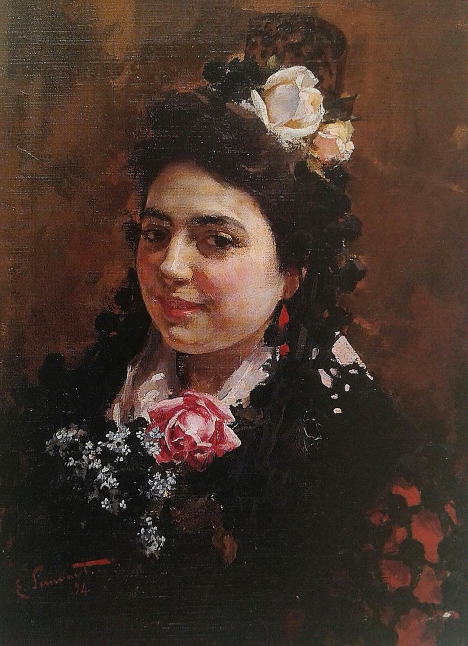 Ressamın karısı Asuncion Castro
