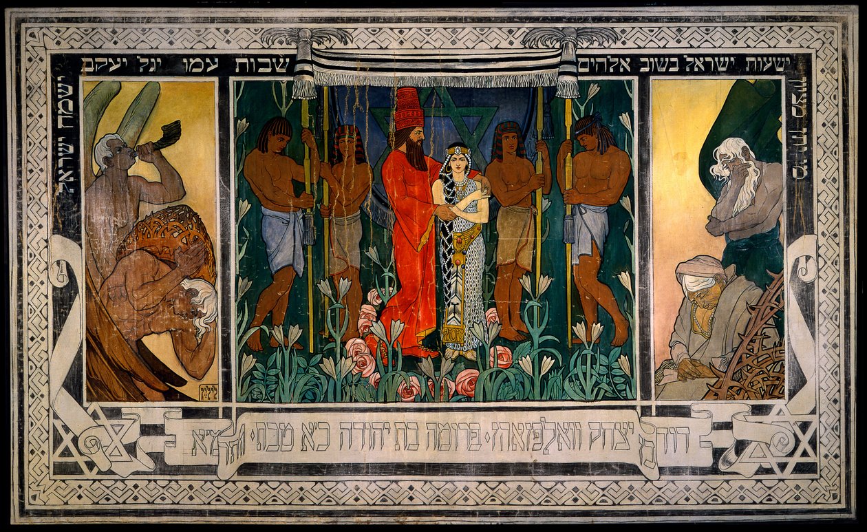 Alegorik Bir Düğün- Bay ve Bayan David Wolffsohn Triptych
