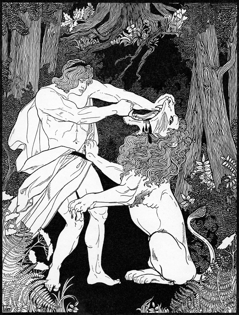 Zambaklarda by Ephraim Moses Lilien