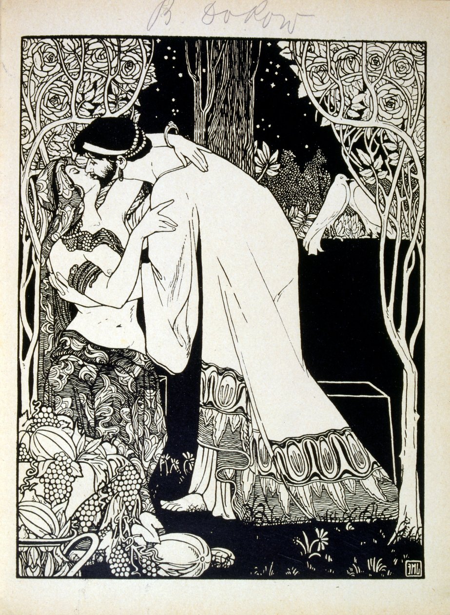 Süleyman ve Saba, Yehuda kitabından Ephraim Moses Lilien (1874-1925) tarafından resmedilmiştir. Lilian, Jugendstil (Alman art nouveau) tarzında yaratılan Siyonist ikonografinin babası olarak kabul edilir. İncil