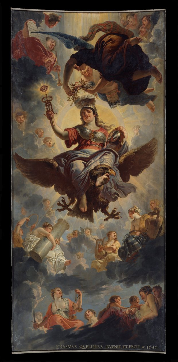 Konsey Odası Tavanı by Erasmus Quellinus II