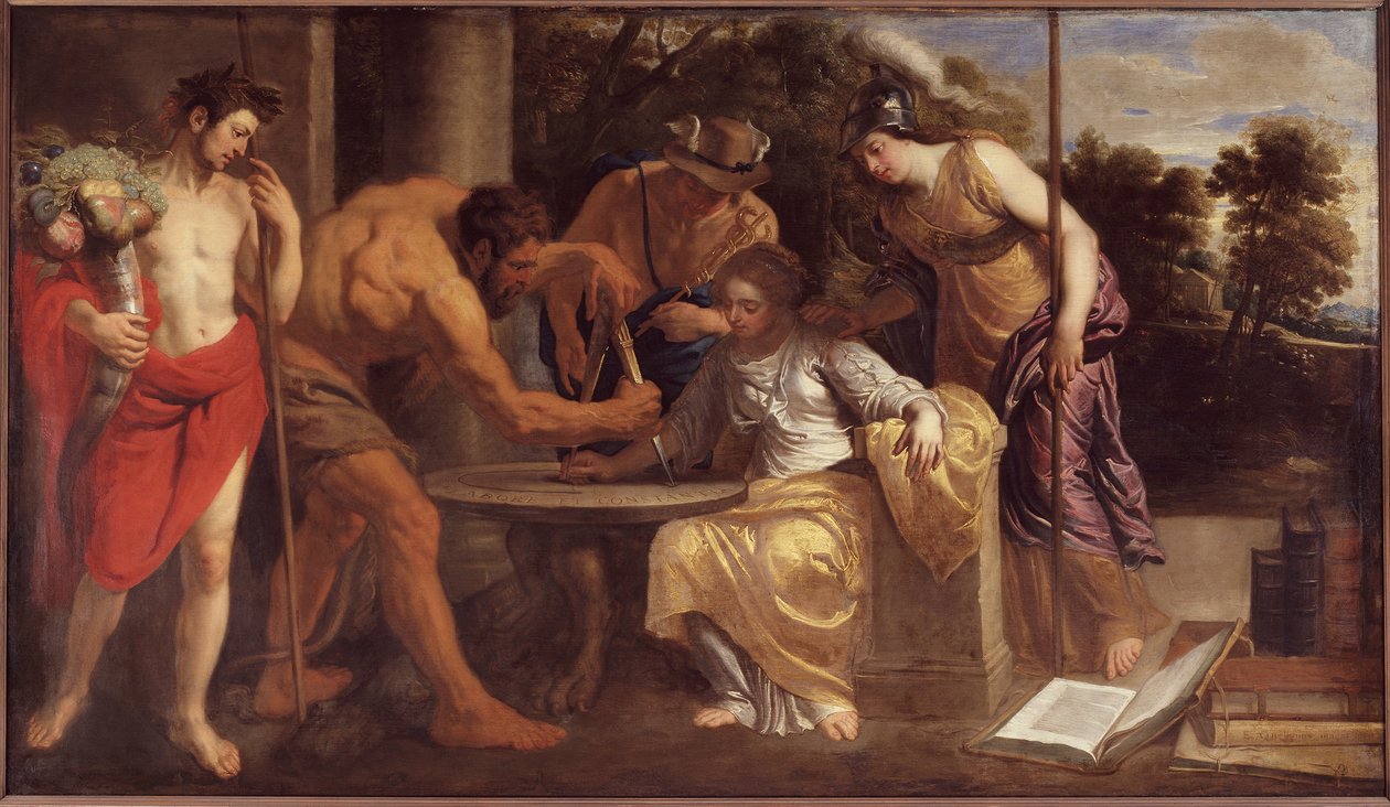 İşçi ve Constantia, 1640 by Erasmus Quellinus the Younger