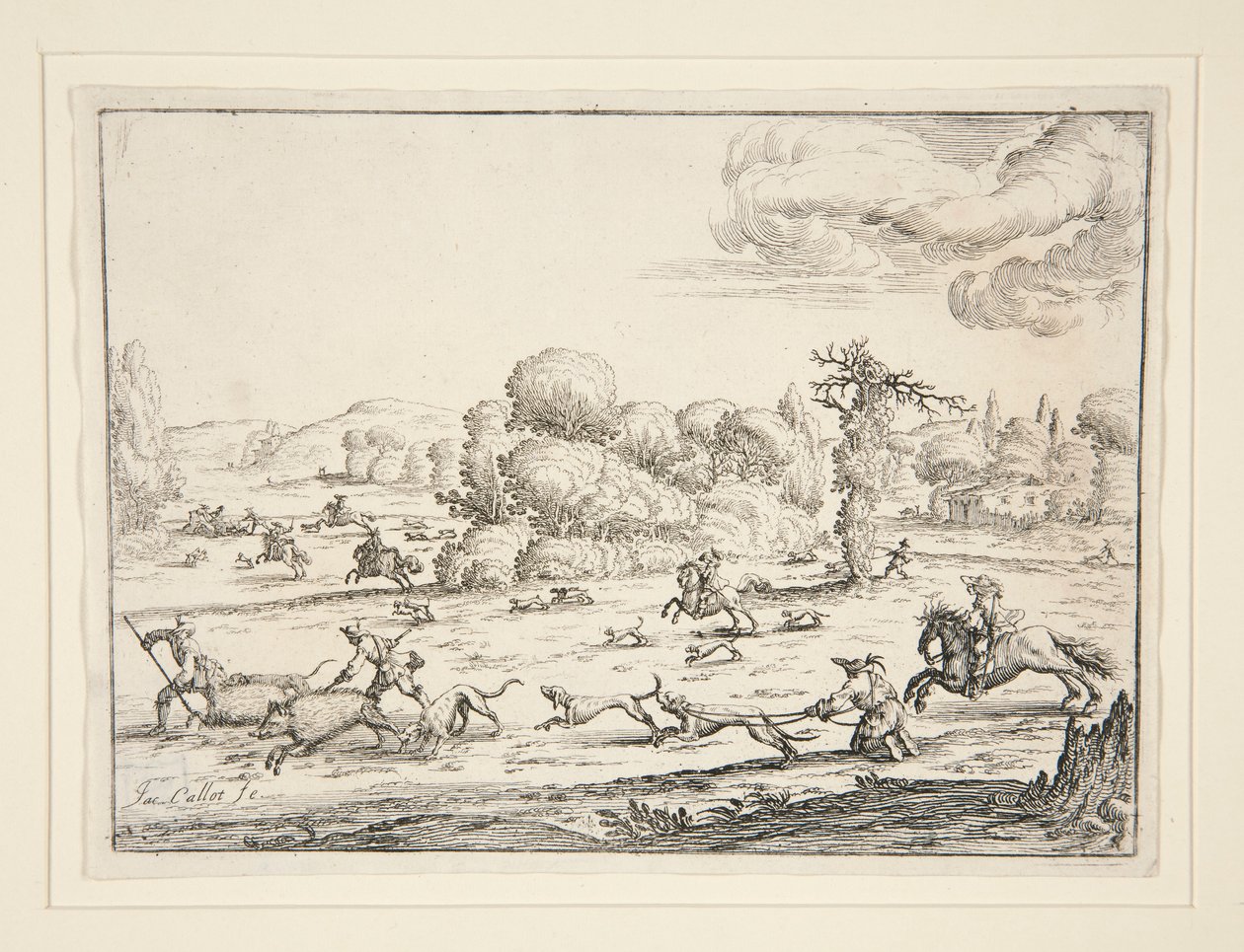 Avlanma Sahnesi: Öldürmenin Yakınında (Jacques Callot 1592-1635