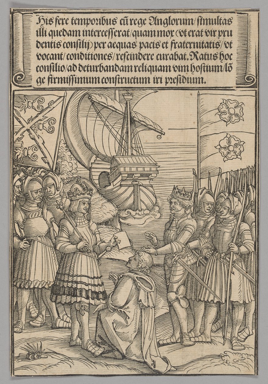 Maximilian ve İngiltere Kralı VII. by Erhard Schon