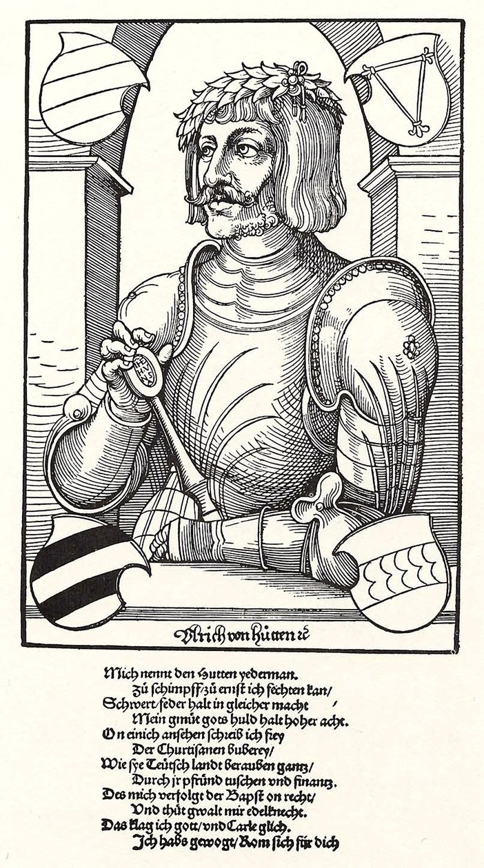 Ulrich von Hutten'in Portresi 1488-1523 by Erhard Schon