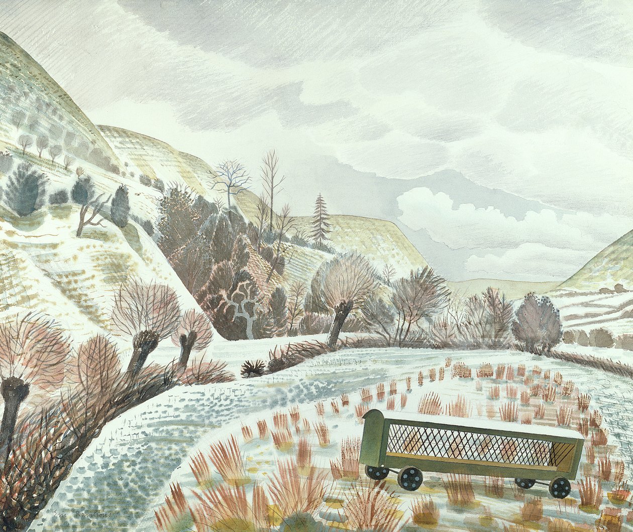 Yeni Yıl Karı, 1935 by Eric Ravilious