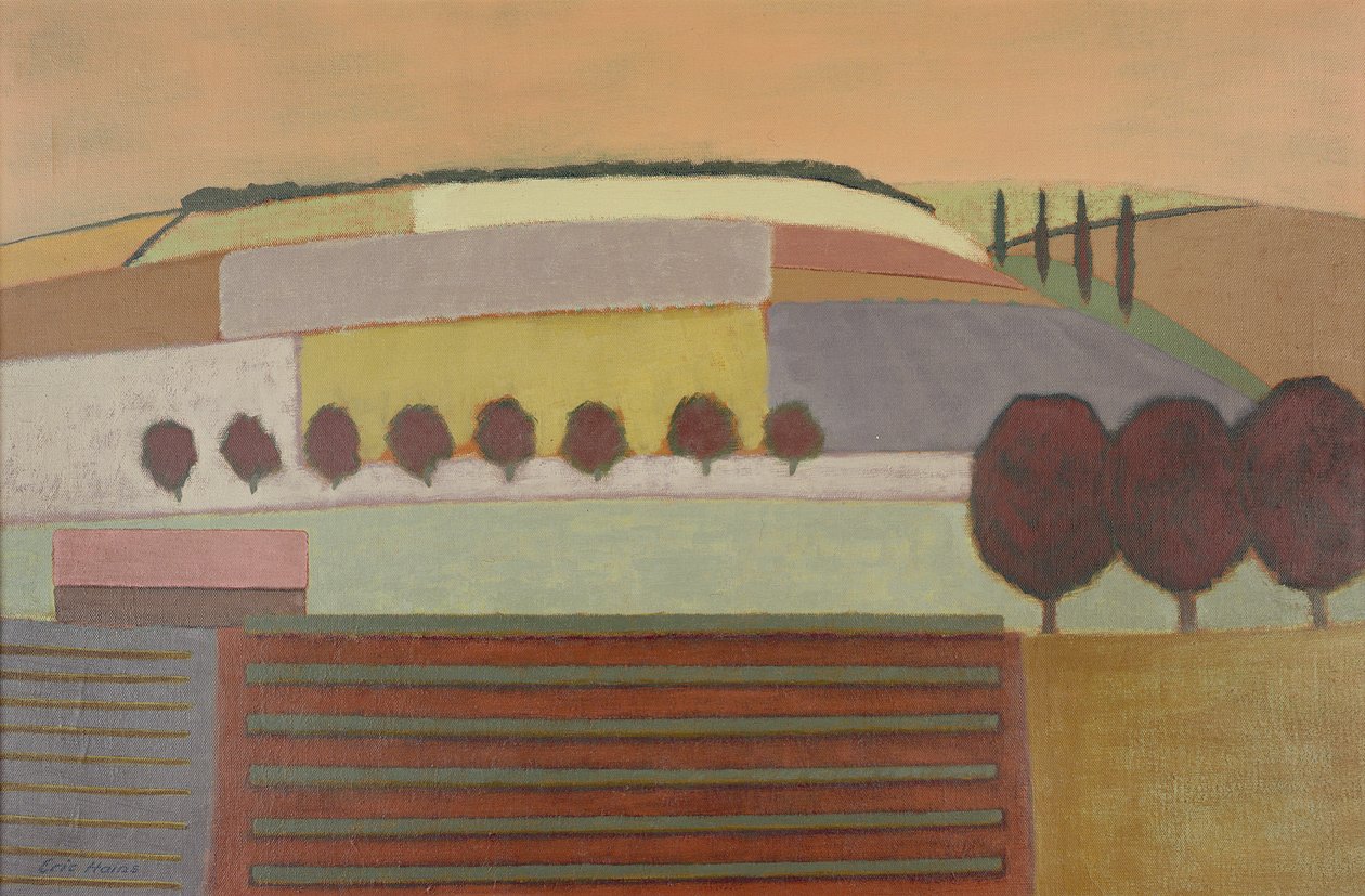 Roussillon Manzarası by Eric Contemporary Artist Hains