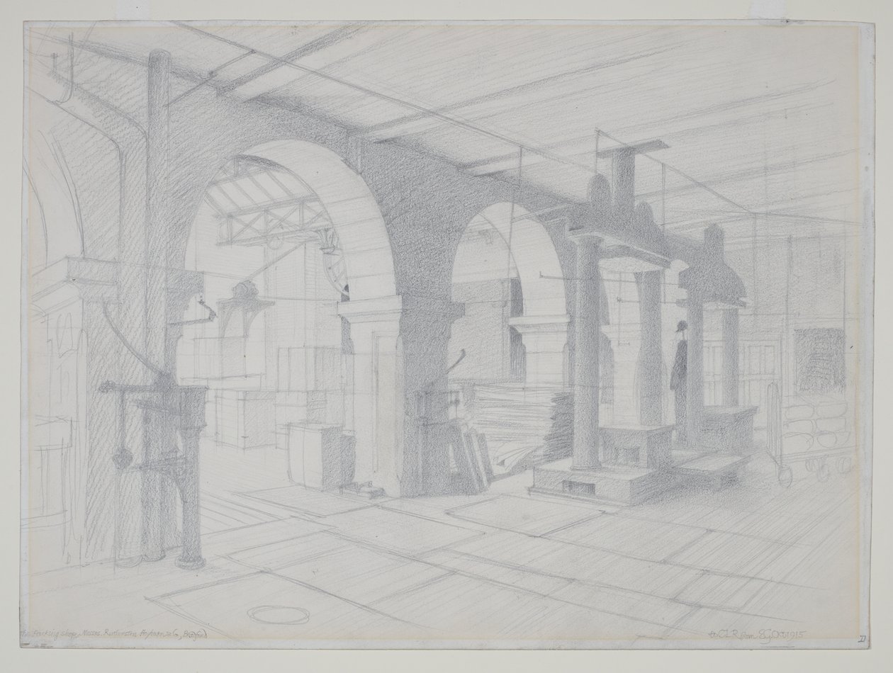 Bir Paketleme Mağazası, Bradford by Eric Gill