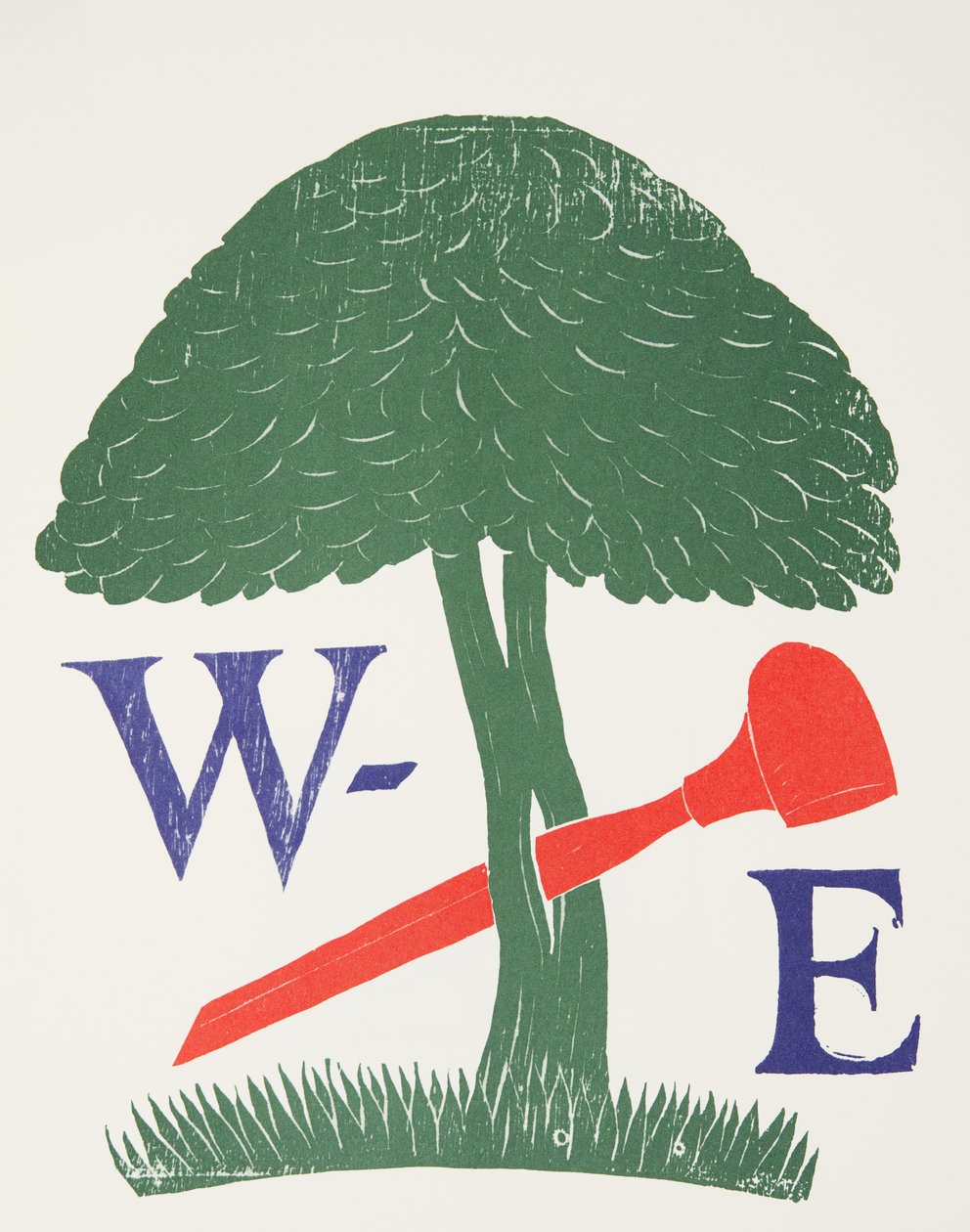 Ahşap Oymacılar Derneği için Poster by Eric Gill