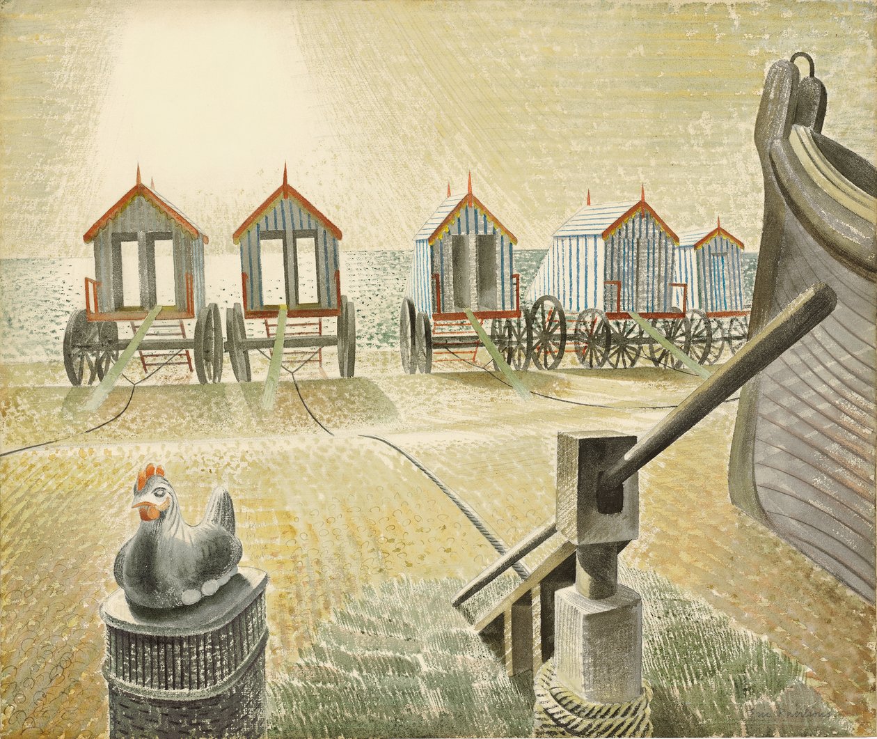 Aldeburgh Banyo Makineleri, 1938 by Eric Ravilious