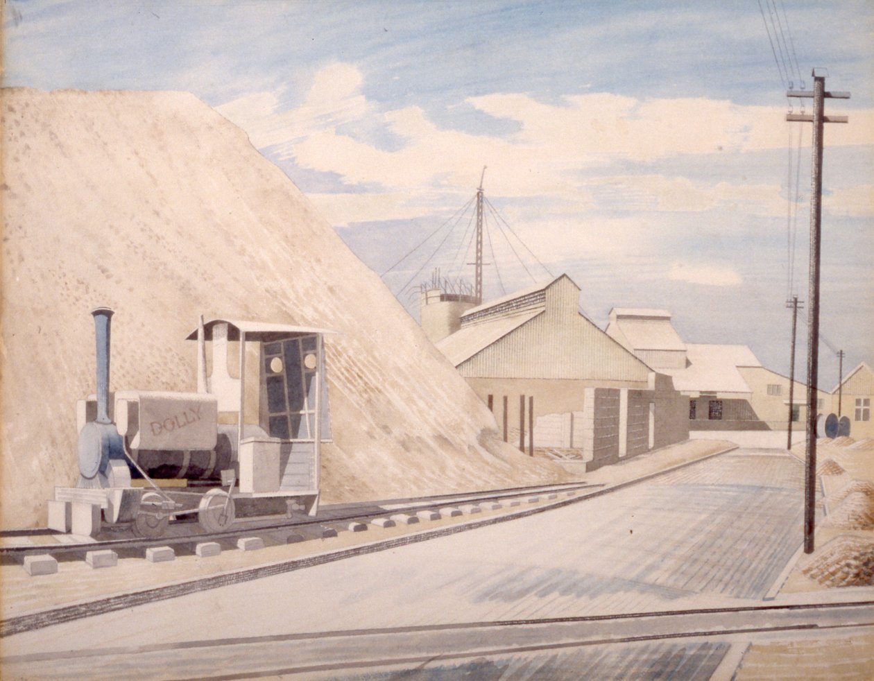Çimento İşleri by Eric Ravilious