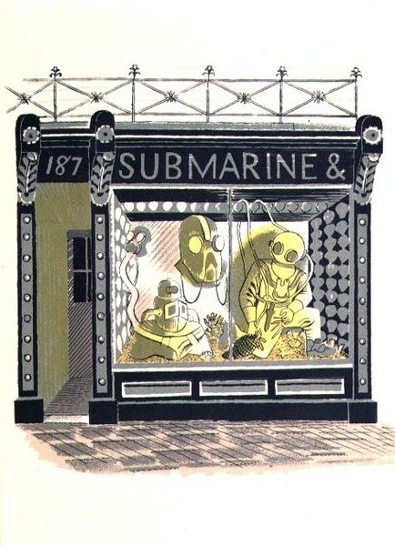The Marine Tedarikçiler, Curwen Press tarafından basıldı, High Street