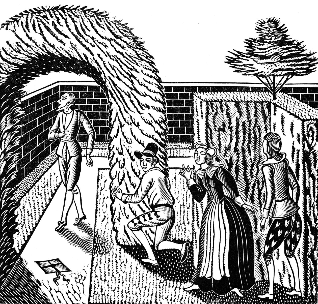 Onikinci Gece, William Shakespeare by Eric Ravilious
