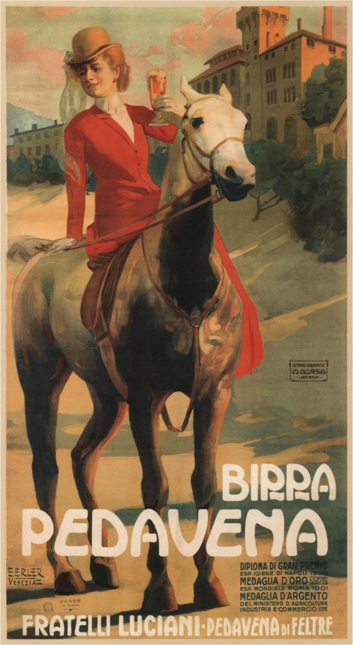 Pedavena birası, 1900