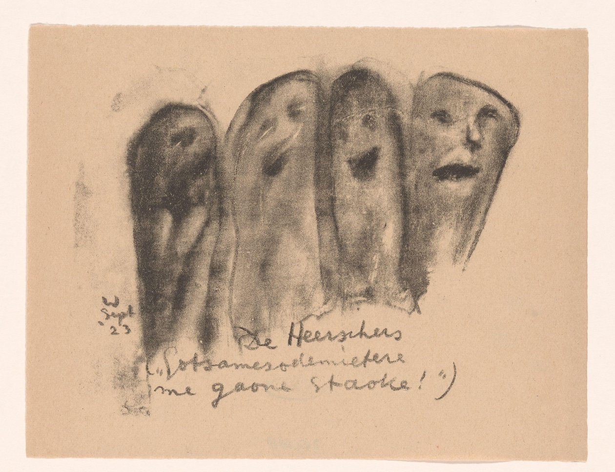 De Heerschers (Gotsamesodemietere me gaone staoke!) (nesne üzerine orijinal başlık) İdealistler II ve diğer Notlar (orijinal seri başlığı) by Erich Wichmann