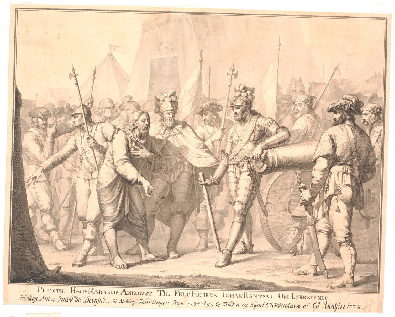 Johan Rantzau ile Hans Madsen by Erik Pauelsen
