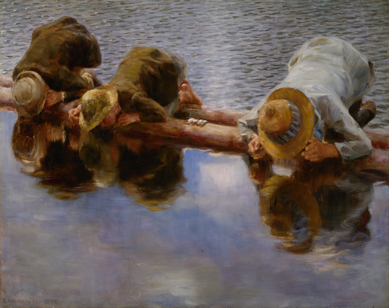 suya bakmak by Erik Theodor Werenskiold