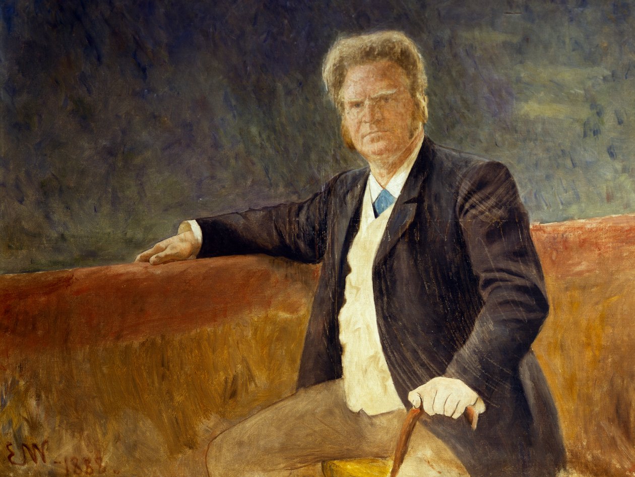 Bjorn Bjornson'un Portresi (1859-1942), aktör ve tiyatro yönetmeni, Tablo Erik Werenskiold (1855-1938) by Erik Theodor Werenskiold