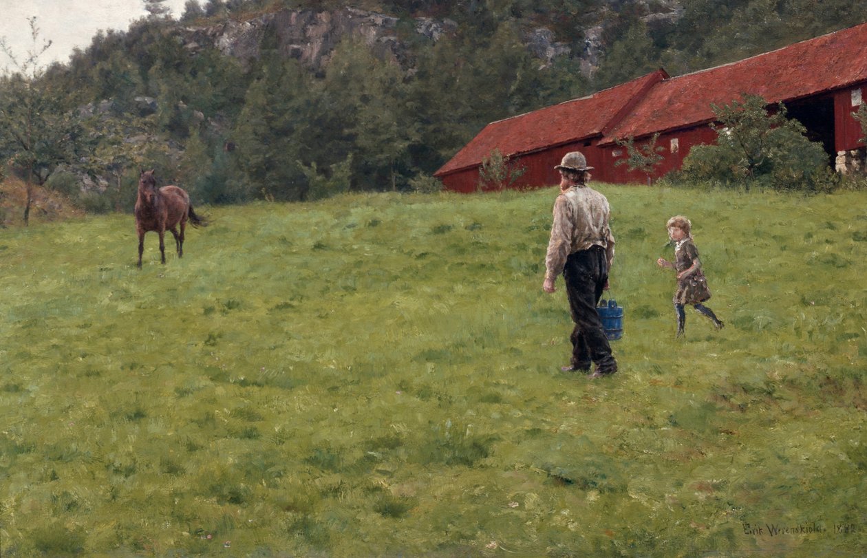 At için su by Erik Theodor Werenskiold