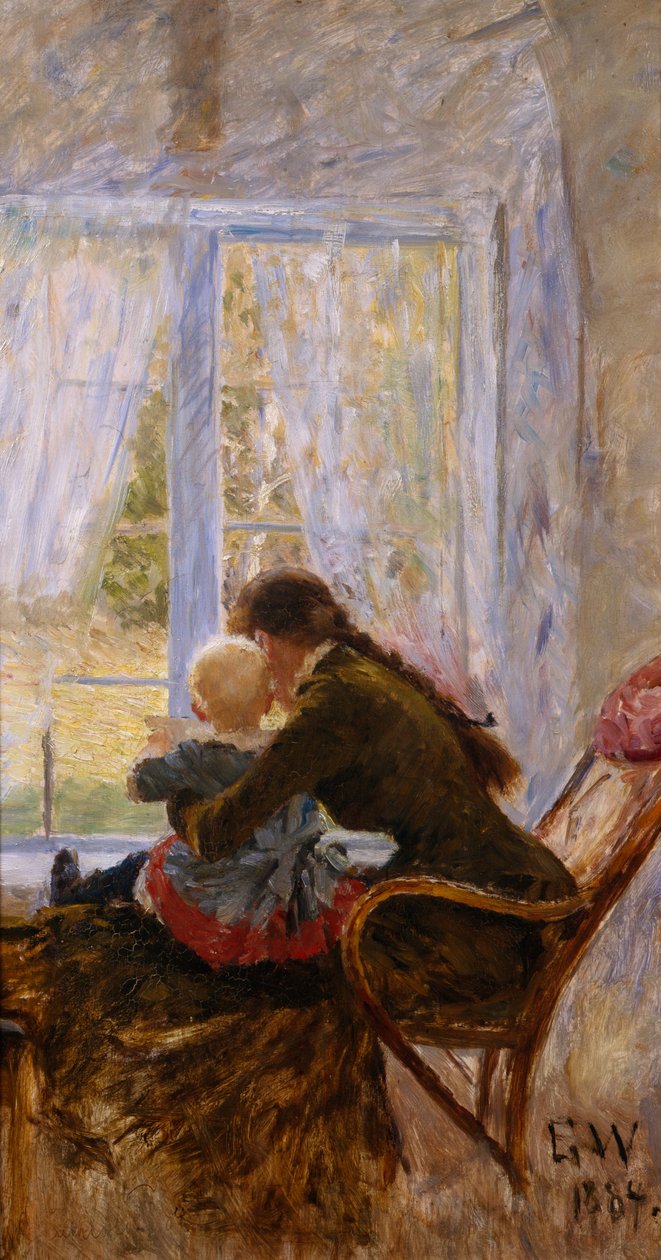 Sen ve Bebe by Erik Theodor Werenskiold