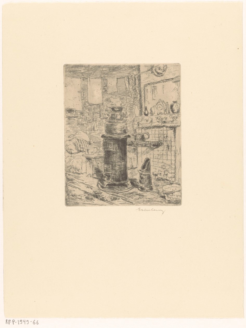 Geen gazı (nesne üzerindeki orijinal başlık) by Erkelens (signed by artist)