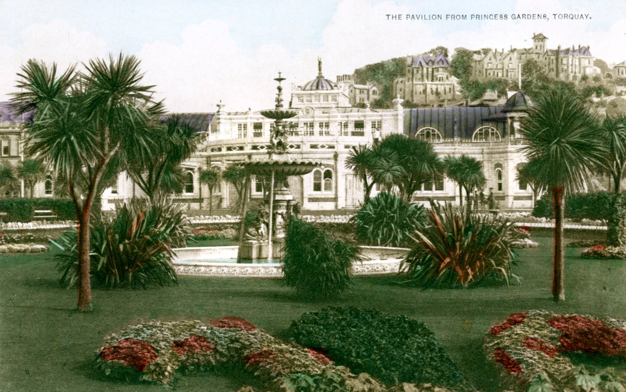 Pavilion, Torquay, Devon, 20. yüzyılın başlarında. by Ern Bishop