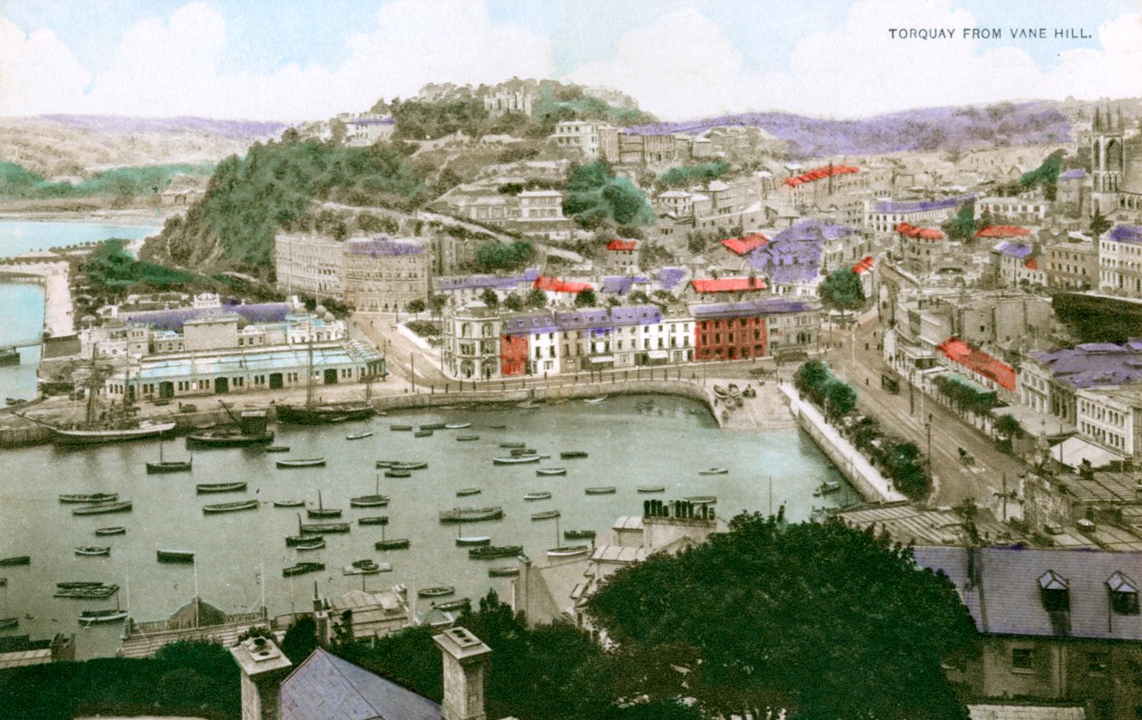 Torquay, Devon, 20. yüzyılın başlarında. by Ern Bishop