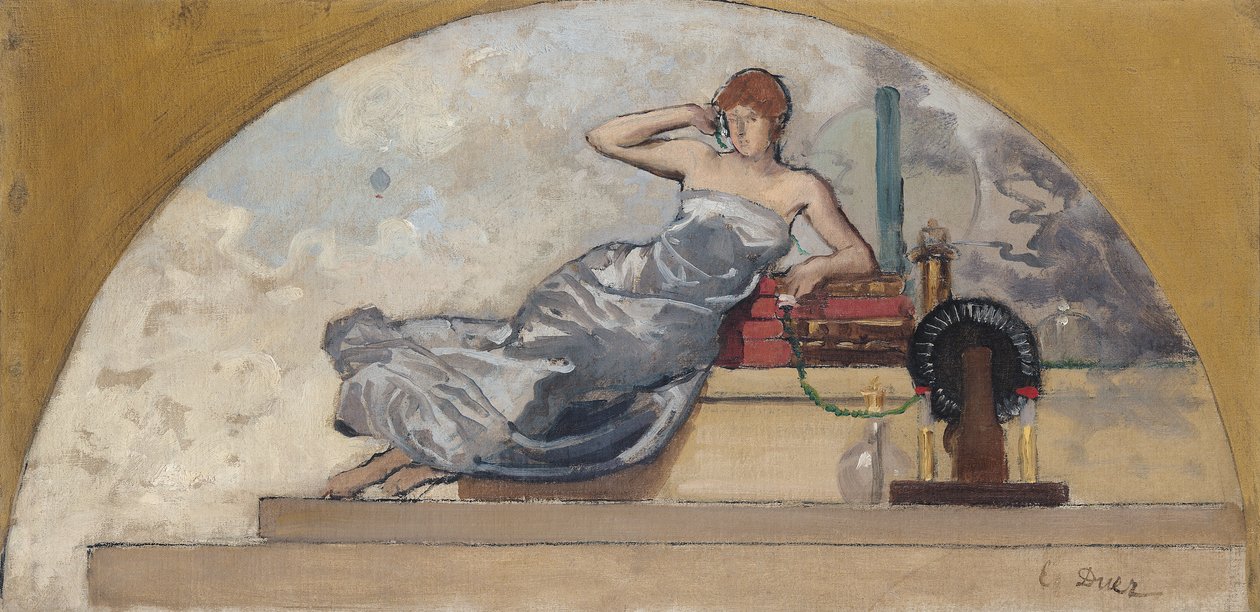 Fizik, 1889 by Ernest Ange Duez