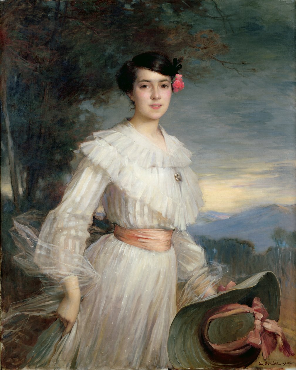 Portrait of Madeleine Reclus, 1902  by Ernest Bordes